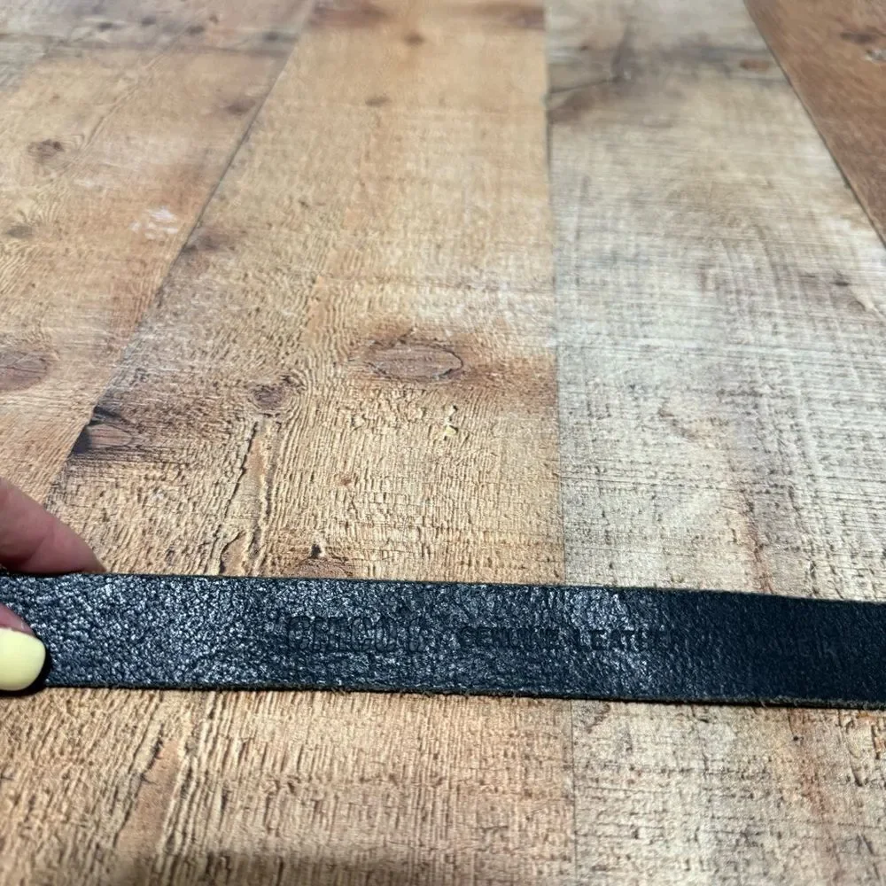 CHICO'S GENUINE LEATHER MADE IN USA BELT SIZE M/L